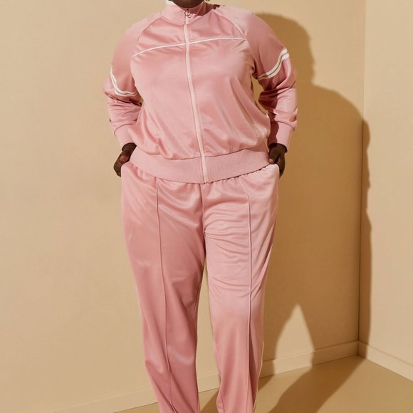 Cropped Striped Track Jacket - Picture 4 of 4